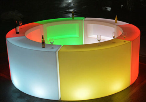 Setting Up Bar Decor and Accessories Around Bounce House Rental Spaces